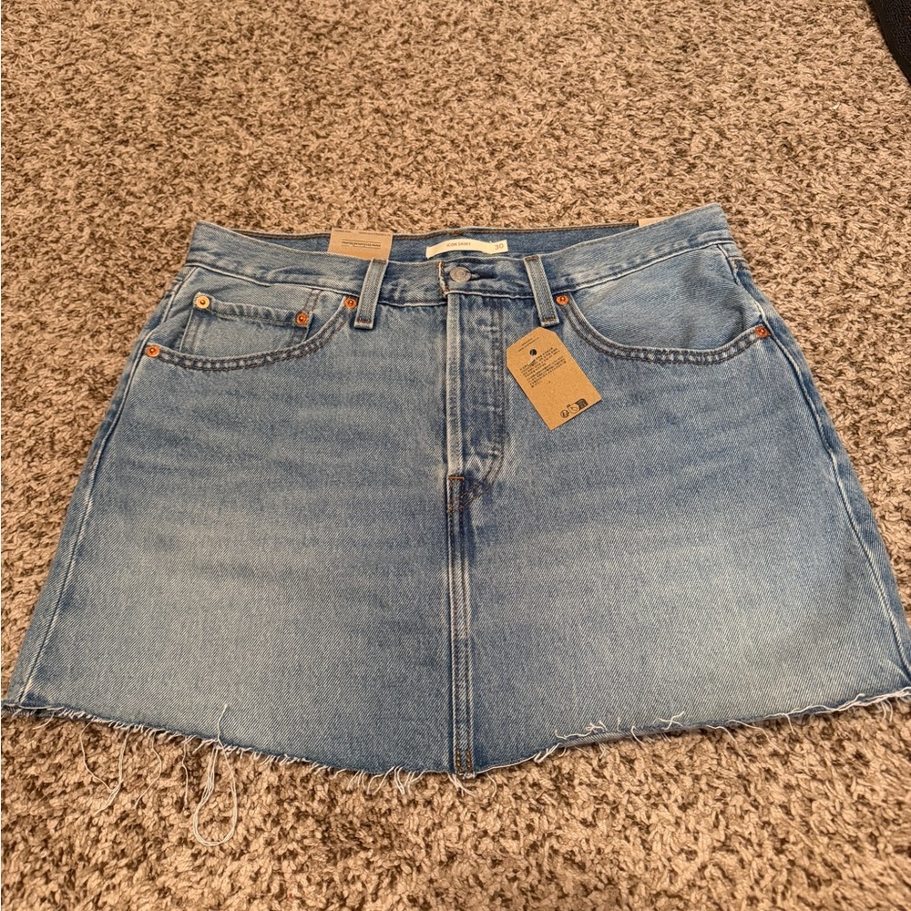 NWT Levi Denim Mini Skirt
